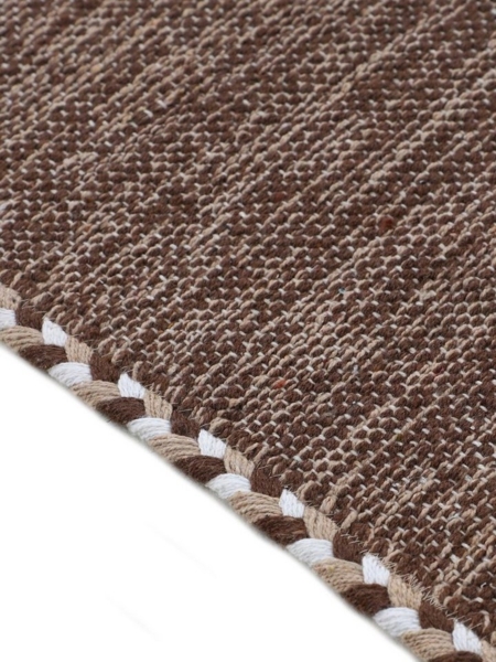 carpetfine Läufer Kelim Azizi, rechteckig, Höhe: 5 mm, Baumwolle, Wendeteppich mit Fransen, Wohnzimmer Bild 3