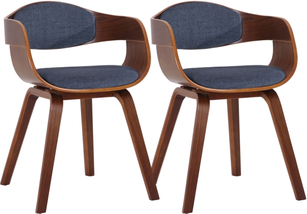 2er Set Stühle Kingston Stoff [320724]