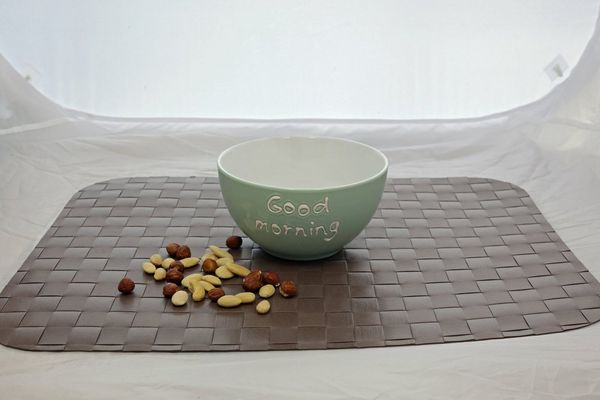 Haus und Deko Geschirr-Set Müslischale Good Morning Keramik 3 Farben Frühstücksschale Snackschüss (1-tlg), Keramik