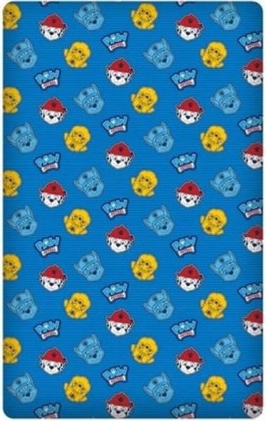 Paw Patrol Spannbetttuch Bettlaken Bettbezug für Kinderbett 200 x 90 cm aus Baumwolle