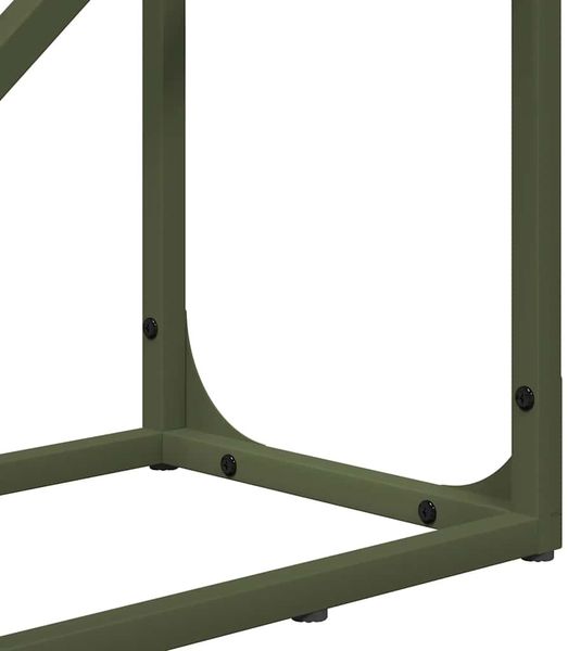 vidaXL Brennholzregal Olivgrün 40x25x100 cm Kaltgewalzter Stahl 864334 Bild 9