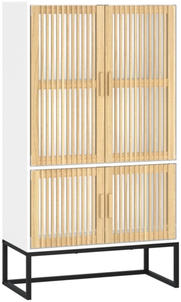 vidaXL Highboard Weiß 70x35x125 cm Holzwerkstoff 352139