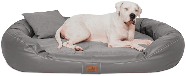 LENNART VIP VISCO PLUS Orthopädisches Hundebett - 100x85cm, 06 Grau