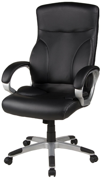 Chefsessel Colette XXL / Cosimo XXL, Kunstleder, Kunststoff, Schwarz, 65 x 122 x 65 cm Bild 4