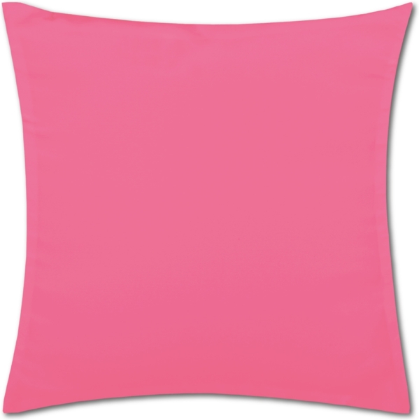 Kissenhülle Dekokissen Kissenbezug Microfaser - viele Größen und Farben Pink 45 x 45 cm