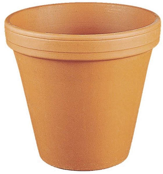 SPANG Blumentopf Ton Ø12cm konisch natur
