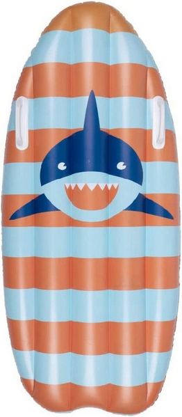 Swim Essentials Luftmatratze Surfbrett Hai 120 cm, Luftmatratze Wassermatratze Schwimmmatratze Matratze Liege