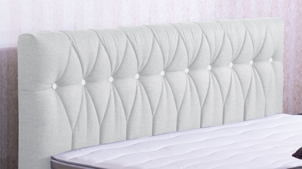 Meisterbetten Boxspringbett Cool 200x220 in WT-Weiss, Matratzenbezug Nano, Komfortschaum-Topper Bild 4