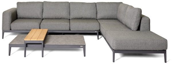 Best Lounge Set Athene 586531 +Tisch anthrazit/Teak