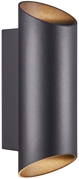 Nico Round 22 Wandleuchte Schwarz