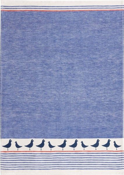 Kracht Geschirrtuch Nordsee, (Set, 3-tlg, Set), 3er Pack Geschirrtücher (3 Stück), ca. 50 x 70 cm, Halbleinen Jacquard