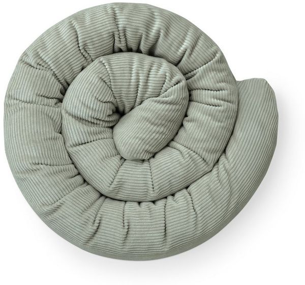 Ehrenkind Nestchenschlange Bettschlange Cord aus 100% Bio-Baumwolle, Schutz und Geborgenheit, (Kuschelschlange, Bettumrandung Babybett), Bettschlange Baby