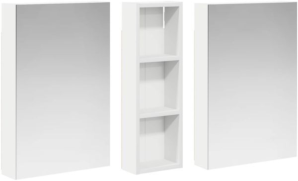 vidaXL Badezimmerschrank-Set 3 pcs 100 x 10,5 x 60,5 cm Holzwerkstoff 3403696 Bild 5