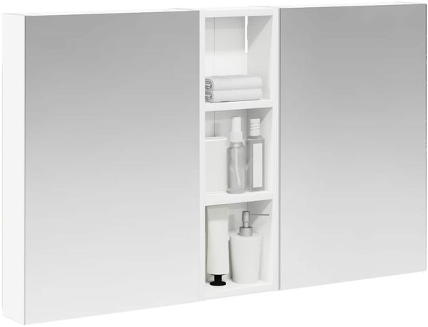 vidaXL Badezimmerschrank-Set 3 pcs 100 x 10,5 x 60,5 cm Holzwerkstoff 3403696 Bild 3