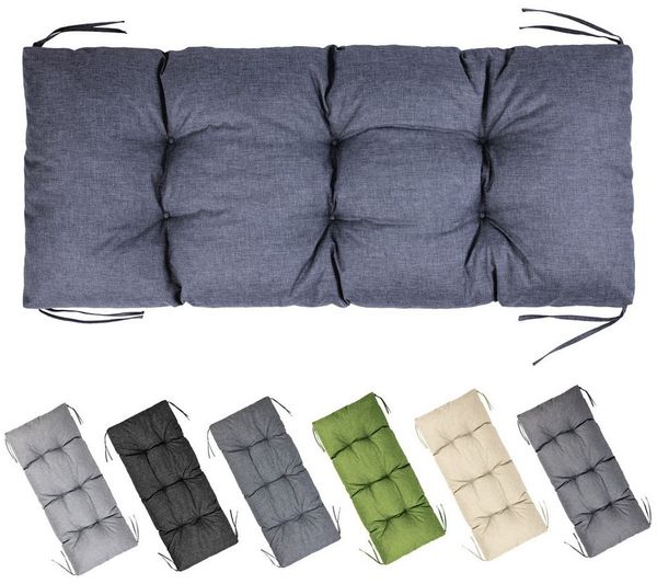 Garronda Bankauflage 100-180 cm, ca. 10 cm dick, Sitzkissen Outdoor GD-0219, (1 St), Hypoallergen, UV-beständig, Wasserbeständig