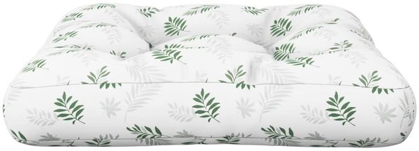 vidaXL Palettenkissen Blattmuster 50x50x12 cm Stoff 360443 Bild 5