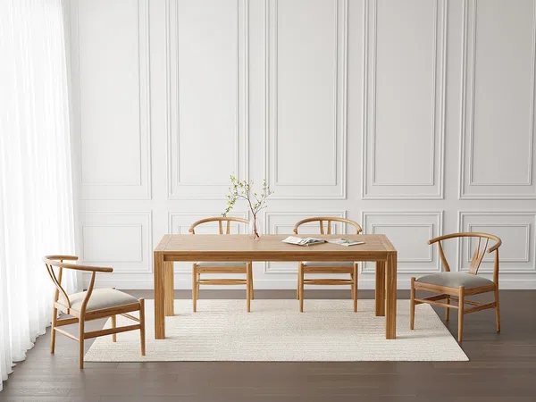 Vente-unique - Esstisch - 8 Personen - Teakholz - Holzfarben - AMILA