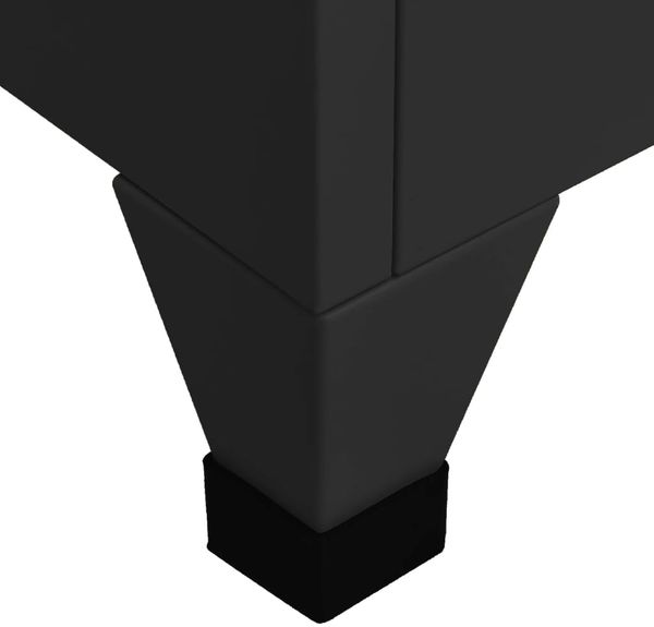 vidaXL Schließfachschrank Schwarz 38x45x180 cm Stahl 339774 Bild 6