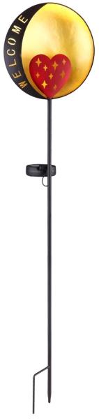 LED Solar Steckleuchte, Welcome, H 78,5 cm