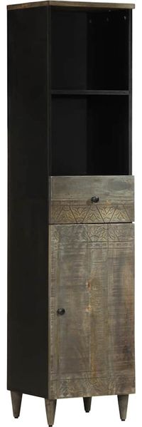 vidaXL Badschrank 38x33x160 cm Massivholz Mango 4017814
