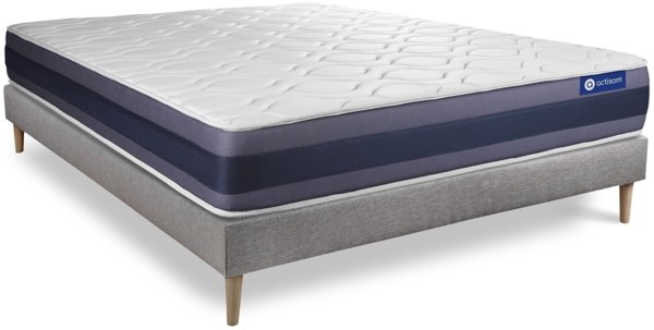 Actiflex morpho matratze 160x190 cm + Bettgestell mit lattenrost - Dicke : 24cm - Taschenfederkern und Memory-schaum - H3 Bild 3