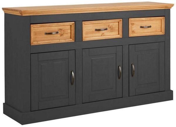 OTTO home Sideboard Selma, Kommode aus massivem Kiefernholz, Breite 145 cm