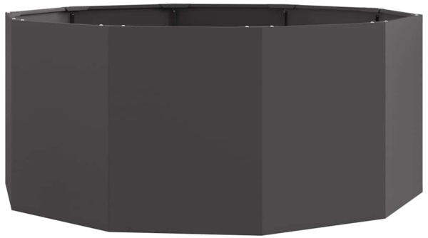 vidaXL Pflanzkübel Schwarz 120 x 120 x 50 cm Stahl 883745