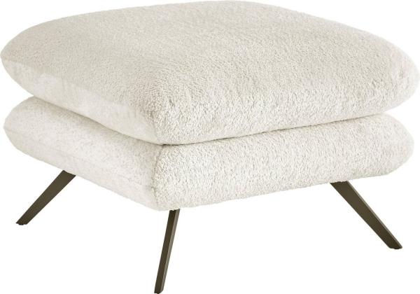 3C Candy Polsterhocker Beatrice, quadratisch 70x70cm, in Fellimitat Bild 1