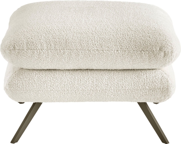 3C Candy Polsterhocker Beatrice, quadratisch 70x70cm, in Fellimitat Bild 2