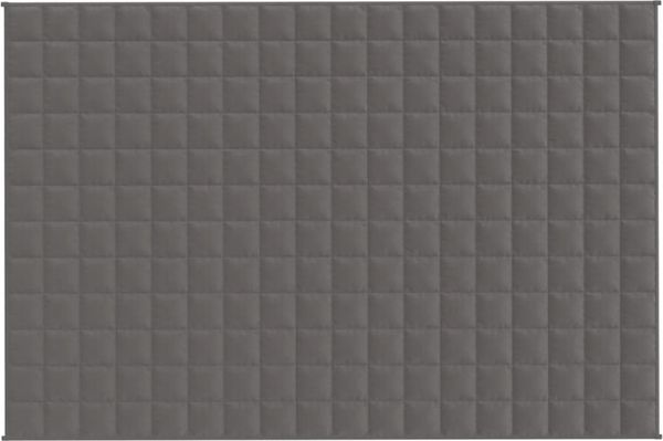 vidaXL Gewichtsdecke Stoff, 1x Gewichtsdecke, Dunkelgrau, 122x183 cm, Stoff, 9 kg Bild 3