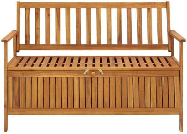 vidaXL Gartenbank mit Stauraum 120 cm Massivholz Akazie 310279