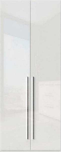 OTTO home Kleiderschrank Piano, UV lackiert, hochglänzend in beige oder weiß, FSC-zertifiziert (Made in Europe) in vielen Breiten, Höhe 224cm, mit Soft-Close Funktion