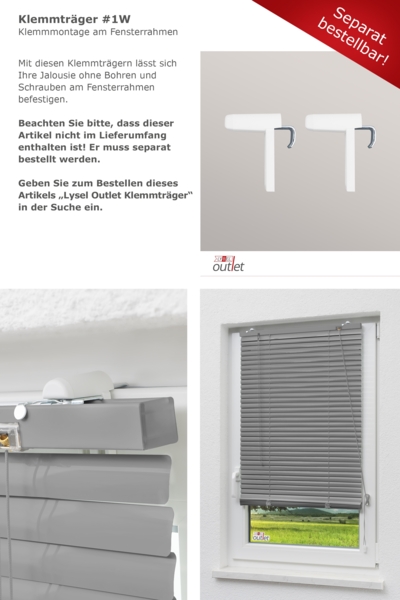 Qualitätsalujalousie 25mm in Silber in den Maßen (B x H) 210cm * 175cm Bild 8