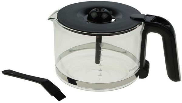 Philips Kaffeekanne Philips 996510073714,CP9948 Glaskanne für HD7761 HD7762 HD7766 HD7765.