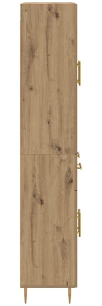 vidaXL Highboard Artisan-Eiche 69,5 x 34 x 180 cm Holzwerkstoff 3415898 Bild 8