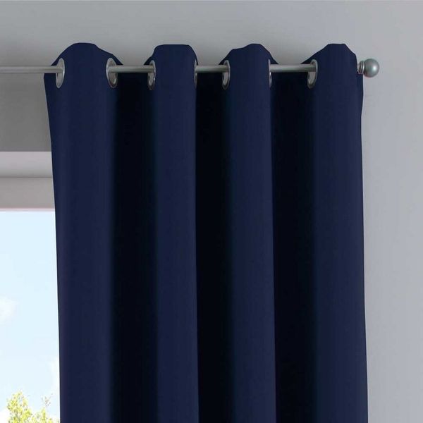 Gardinenbox Verdunkelungsvorhang (2 St), Ösen, verdunkelnd, Polyester, »NewYork« Thermo-Gardinen Blackout 201920600-2