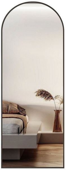WDWRITTI Ganzkörperspiegel Flurspiegel modern Spiegel für Flur groß Wandspiegel (für Friseurladen, Schlafzimmer, Wohnzimmer, Garderobe & Flur, 150x50 cm, 140x40 cm)