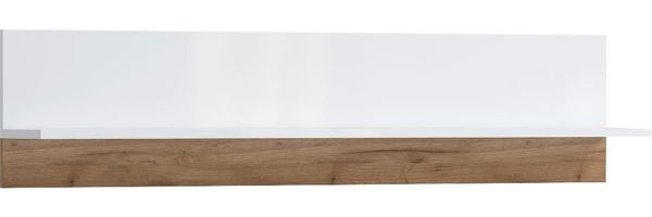 OTTO home Wandregal Stela, weiss UV-lackierte Front, Breite: 139 cm
