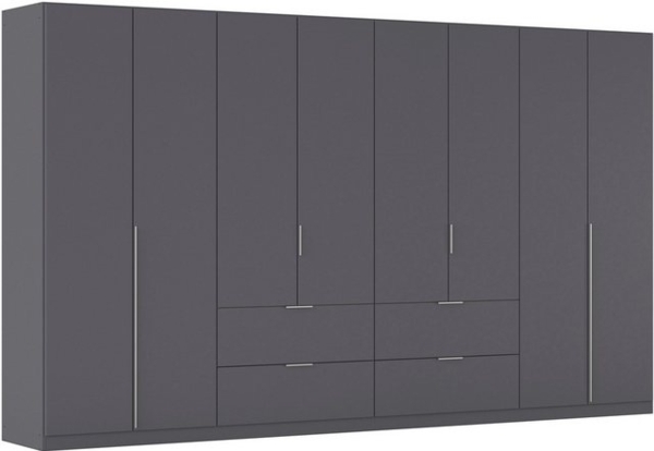 rauch Drehtürenschrank Kleiderschrank Schrank Garderobe AGORDO mit Dekor- oder Hochglanzfront (in zwei Griff-Farben, Breiten 91-360 cm) mit Außenschubkästen, in 7 Breiten und 2 Höhen MADE IN GERMANY Bild 4