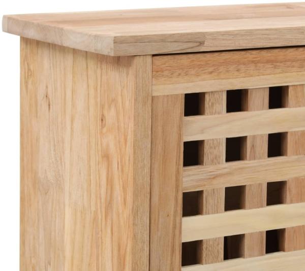 vidaXL Schuhschrank 55 x 20 x 104 cm Walnuss Massivholz 247600 Bild 6