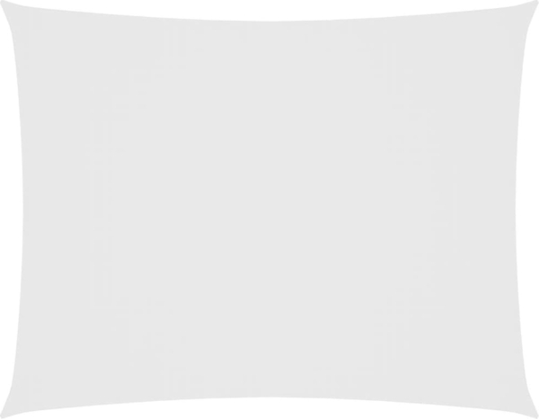 vidaXL Sonnensegel Oxford-Gewebe Rechteckig 2,5x4 m Weiß 135262
