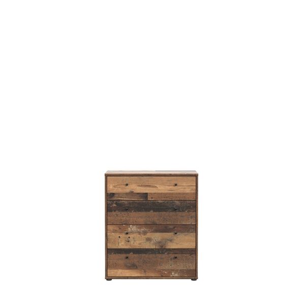Kommode >Tembi< in Old Wood Vintage - 73,7x85,5x34,8cm (BxHxT) Bild 3