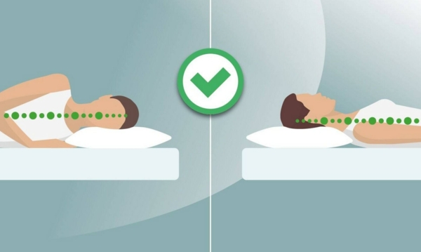 Dmora Set mit 4 Kopfkissen Alloro, Bettkissen, Ergonomisches Produkt, Schlafzimmerkissen, Made in Italy, 70x39 h10 cm, Weiß Bild 6