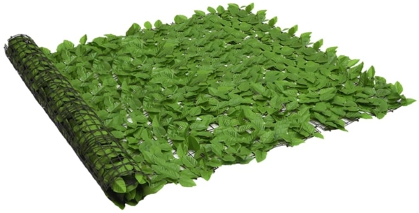 vidaXL Balkon-Sichtschutz mit Grünen Blättern 600x150 cm 315506