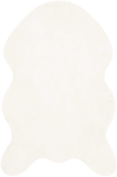 vidaXL Kunstfell Hasen Teppich Olite Creme 80 x 120 cm Polyester 42021674