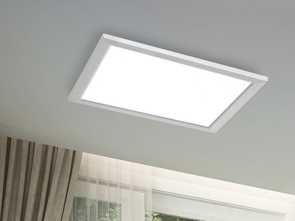 Trio Quadratische Deckenleuchte PHOENIX incl. 1x SMD, 15W · 1x1700lm, 3000K, nickel matt (674013007)