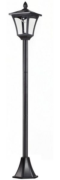 Novzep LED Gartenleuchte LED Solar Gartenlaterne, Stehleuchte aus Edelstahl Gartenlampe 160 cm, Solarlampe mit Lichtsensor 30 Lumen Erdspieß