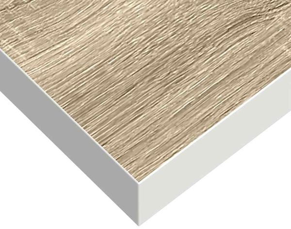 vidaXL Schweberegale 4 Stk. Eichen-Optik und Weiß 80x23,5x3,8 cm MDF 326581 Bild 12