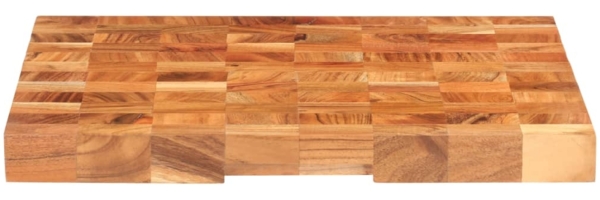 vidaXL Hackblock 60×40×3,8 cm Akazie Massivholz 286573