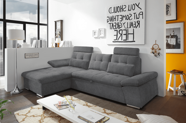 Ecksofa Medan Anthrazit – Stilvolles Sofa mit Liegefunktion